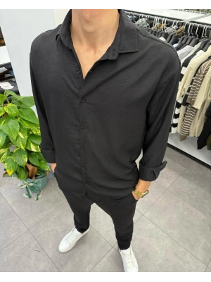 Alt Üst Keten Takım Siyah