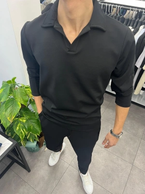 Ottoman Kumaş Alt Üst Takım Siyah