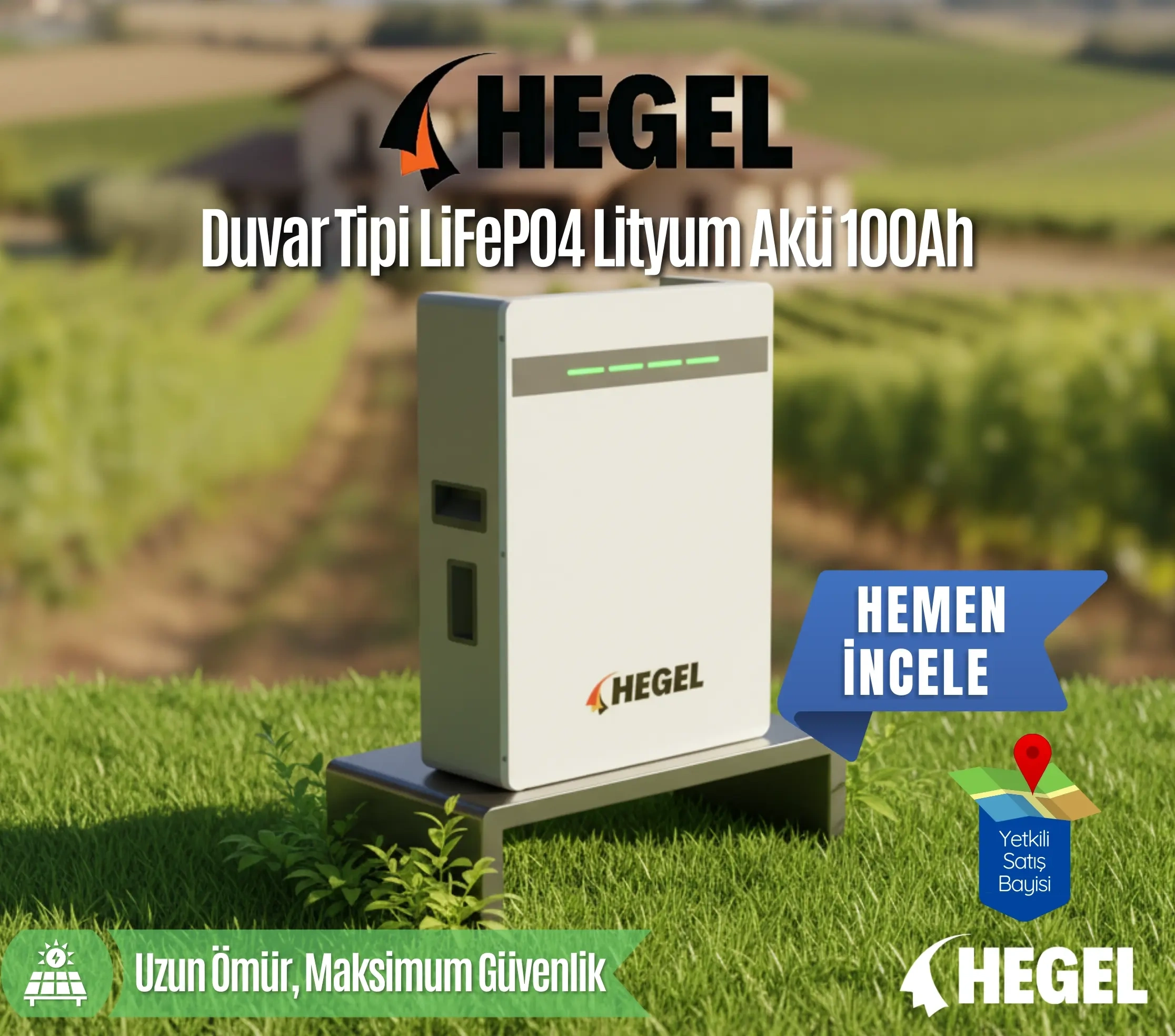 DuvarTipi Lityum Akü