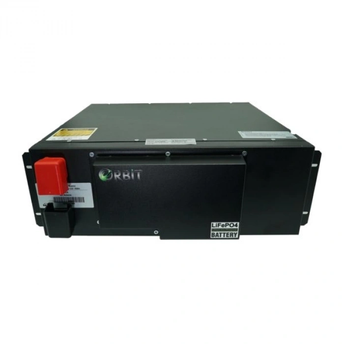 Orbit 51.2 V 100 Ah LiFePO4 Akü High Voltage Metal Kasa – 5.12 kWh Yüksek Gerilim Enerji Depolama Bataryası