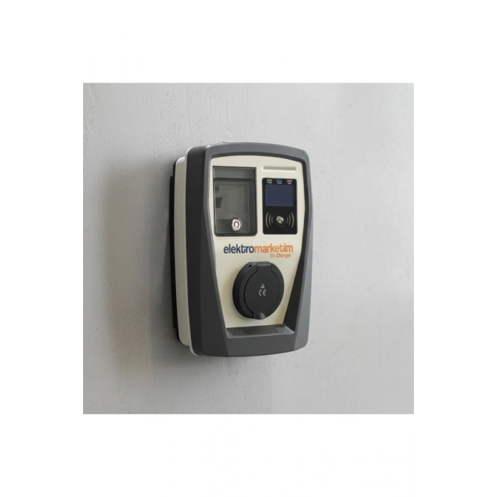 EMEV 22kW 3 Faz 32A Tip 2 Soketli Elektrikli Araç Şarj İstasyonu