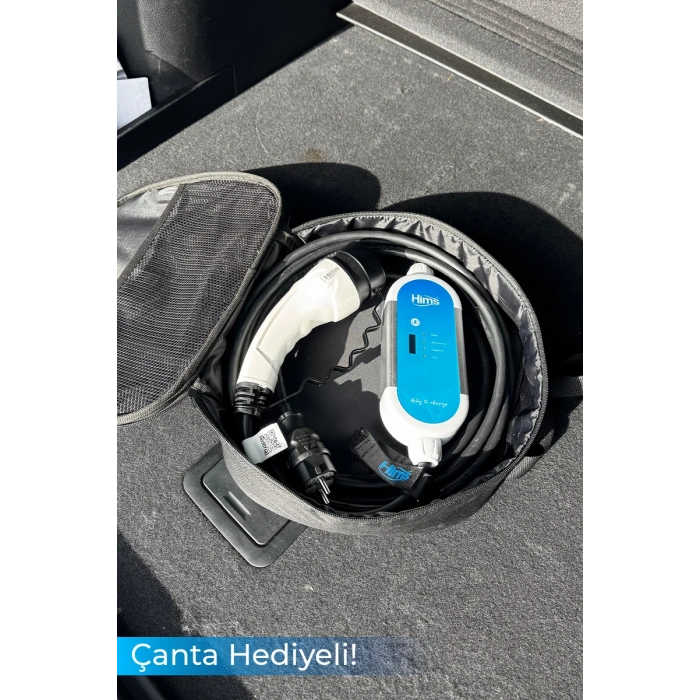 Hims HCTK-G-3 3.7kW Ev Tipi Taşınabilir Elektrikli Araç Şarj Cihazı