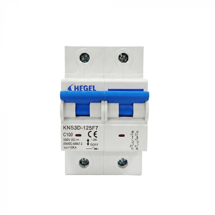 DC DEVRE KESİCİ 550Vdc 2P 100A C SINIF