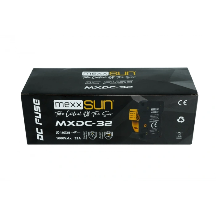 DC Sigorta + Sigorta Yuvası (20A 1000V) - 12 Adet