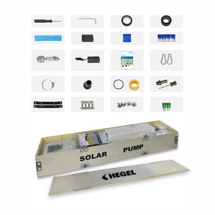 Dc Solar Dalgıç Pompa 96 Volt 13,5 Amper - Hegel | Paslanmaz Solar Pompa, Derin Kuyu
