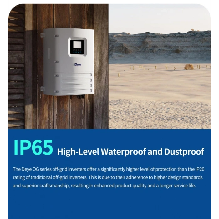 DEYE 6KW Tam Sinüs Akıllı Off-Grid 48V (IP65)