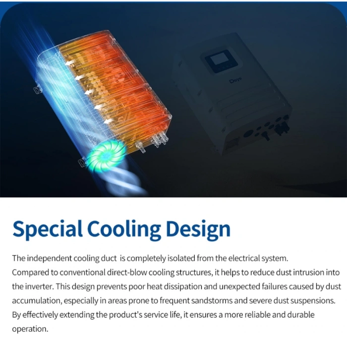 DEYE 6KW Tam Sinüs Akıllı Off-Grid 48V (IP65)