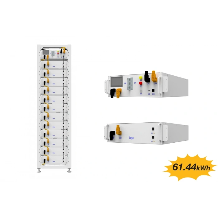 DEYE Yüksek Voltaj Lityum Akü 61.44 kWh