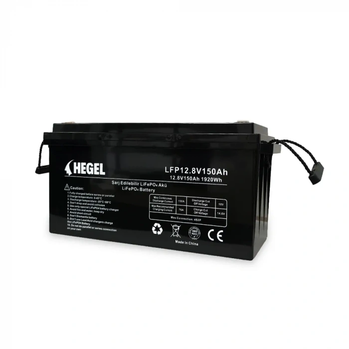 HEGEL LİTYUM AKÜ 12.8V 150AH LİFEPO4