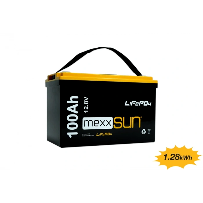 MEXXSUN Lityum Akü 12,8V 100Ah (LiFePo4) 1280Wh