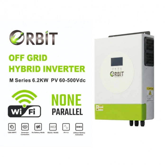 ORBİT 6.2 KW TAM SİNÜS OFFGRİD İNVERTER-NON PARALLEL