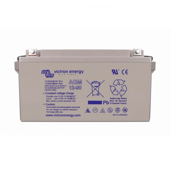 Victron Energy 12V/90Ah AGM Deep Cycle Batt.