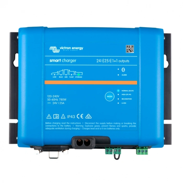 Victron Energy Smart IP43 Charger 24/25 (1+1) 120/240V
