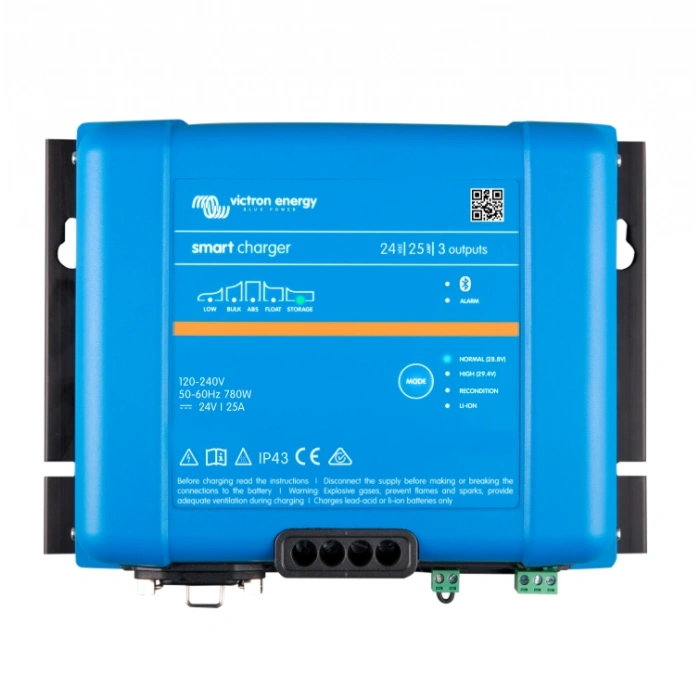 Victron Energy Smart IP43 Charger 24/25 (3) 120/240V