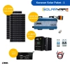 Karavan Solar Paket - LiFePO4 Akülü Güneş Enerji Sistemi