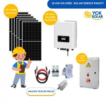 10 kW On Grid Solar Enerji Paketi