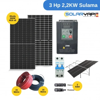 3 hp 2,2KW Solar Sulama Paketi