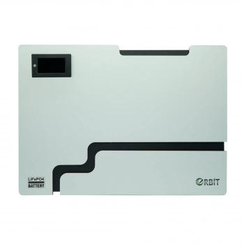 Orbit 48 V 100 Ah LiFePO4 Akü Ekranlı Duvar Tipi – 48 V 4,80 kWh Lityum Enerji Depolama