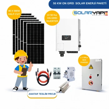 50 kW On Grid Güneş Enerji Paketi