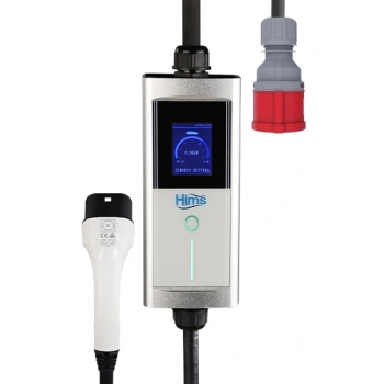 Hims HCTK-22-G-TF 22kW Tip 2 Soketli Sanayi Tipi Konnektörlü Taşınabilir Elektrikli Araç Şarj Cihazı