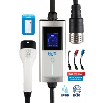 Hims HCTK-22-G 22kW Tip 2 Taşınabilir Mobil Elektrikli Araç Şarj İstasyonu