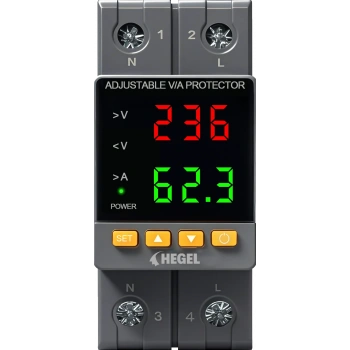 AKILLI SİGORTA VOLTAJ AMPER AYARLI VA  63A 2 MONOFAZE