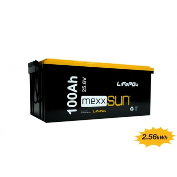 MEXXSUN Lityum Akü 25,6V 100Ah (LiFePo4) 2560Wh