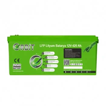 Orbit 12 V 420 Ah Lifepo4 Akü-Marin Tip-Vp