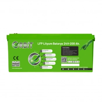 Orbit 24 V 210 Ah Lifepo4 Akü-Abs Kasa