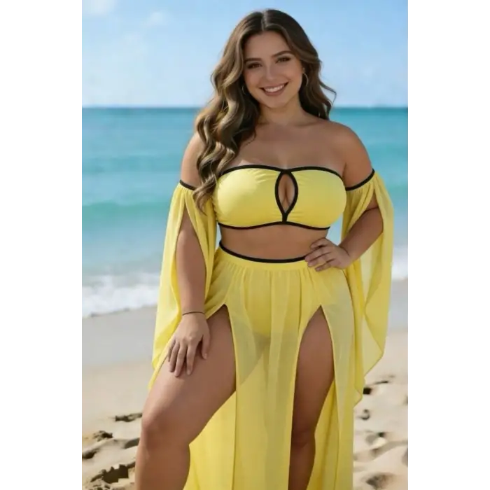 Fantezi Transparan Oryantal Kostüm