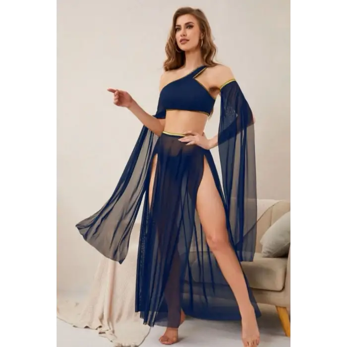 Fantezi Transparan Oryantal Kostüm