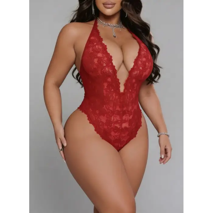 ÖZEL BÖLGESİ AÇIK FANTEZİ DANTEL BODY
