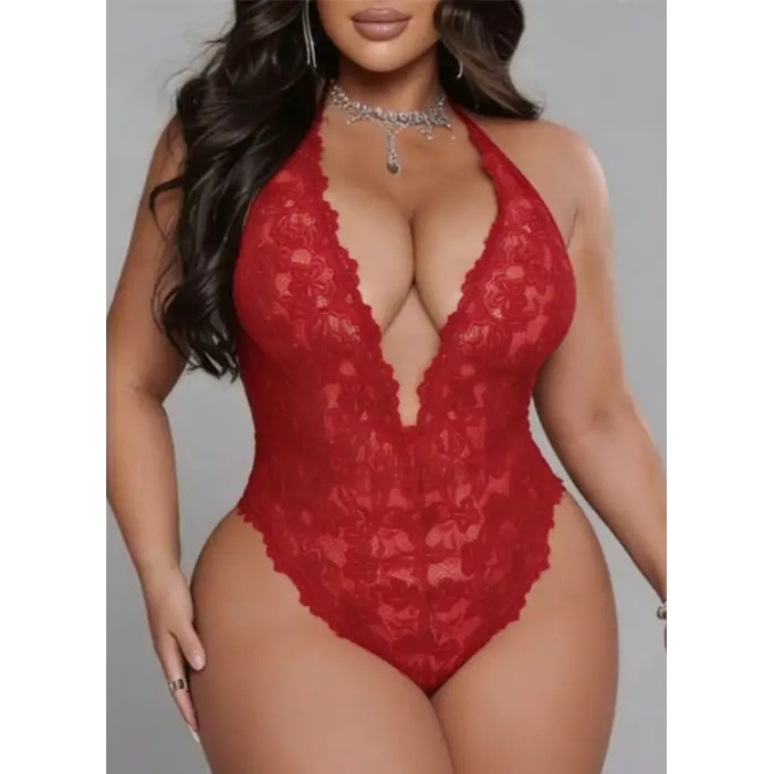 ÖZEL BÖLGESİ AÇIK FANTEZİ DANTEL BODY