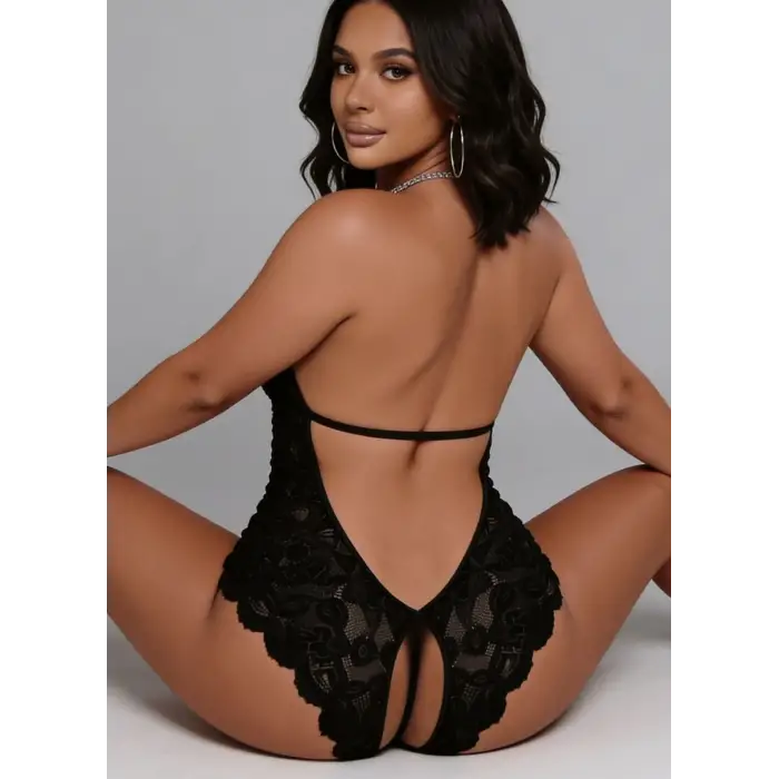 ÖZEL BÖLGESİ AÇIK FANTEZİ DANTEL BODY