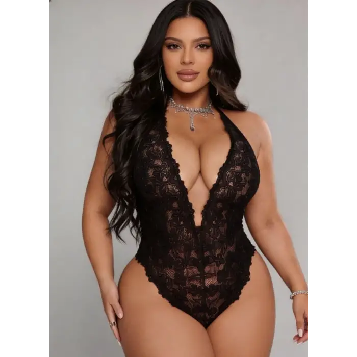 ÖZEL BÖLGESİ AÇIK FANTEZİ DANTEL BODY