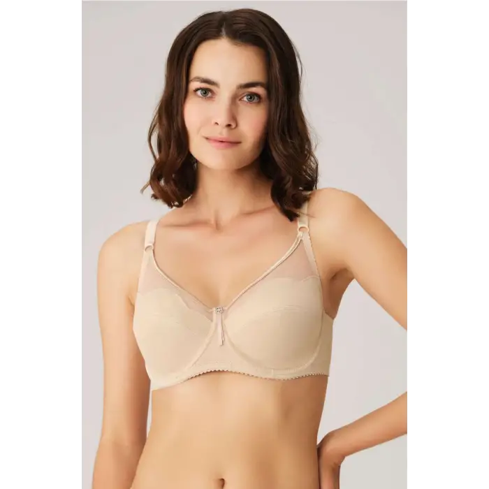 Balenli Tüllü Küçütücü Toparlayıcı Sütyen