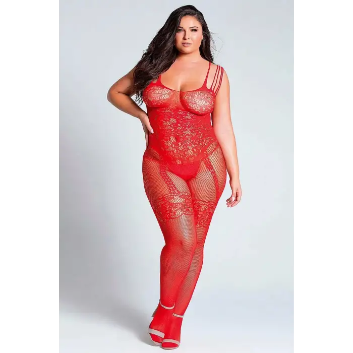 Büyük Beden Fantazi Vücut Çorabı XL_2XL