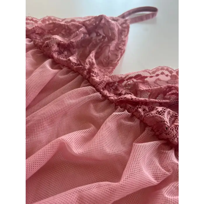 BÜYÜK BEDEN FANTEZİ TRANSPARAN GECELİK