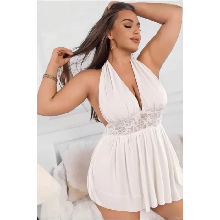 Büyük Beden Fantezi Transparan Gecelik