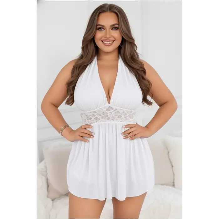 Büyük Beden Fantezi Transparan Gecelik