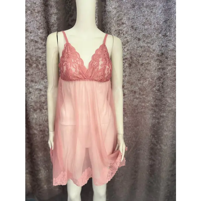 BÜYÜK BEDEN FANTEZİ TRANSPARAN GECELİK