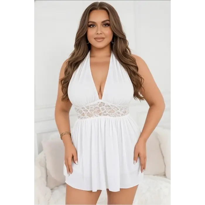 Büyük Beden Fantezi Transparan Gecelik