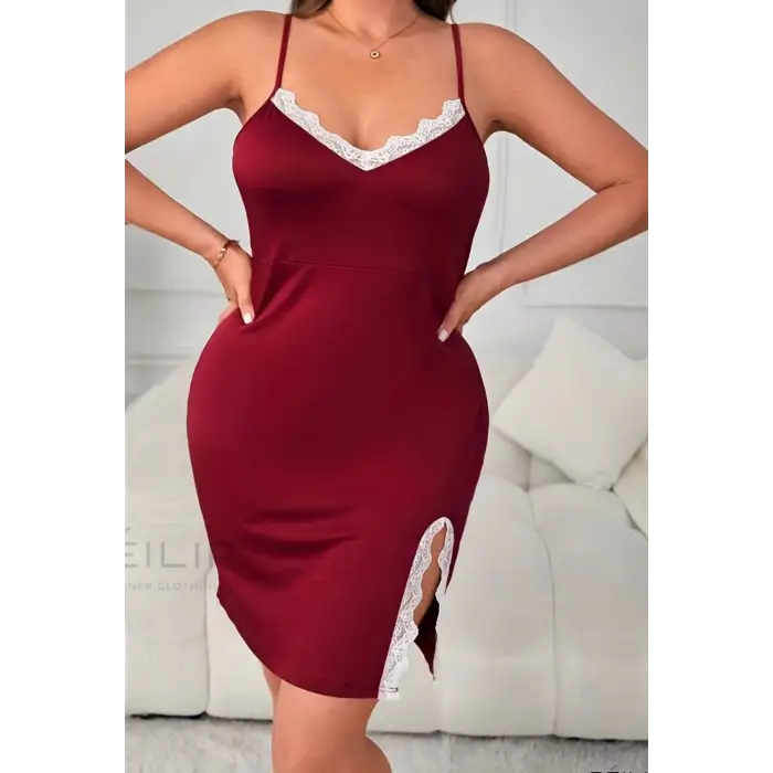 DANTELLİ JARSE GECELİK