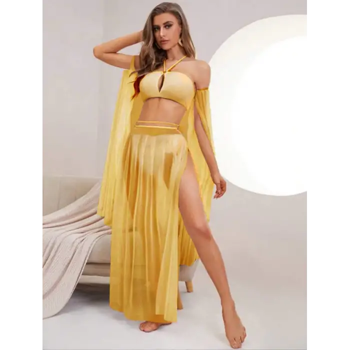 Fantezi Transparan Oryantal Kostüm