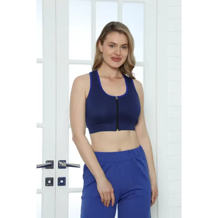 Fermuarlı Scuba Sporcu Sütyen