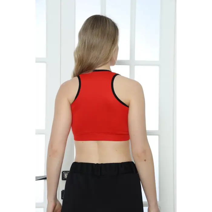 Fermuarlı Scuba Sporcu Sütyen