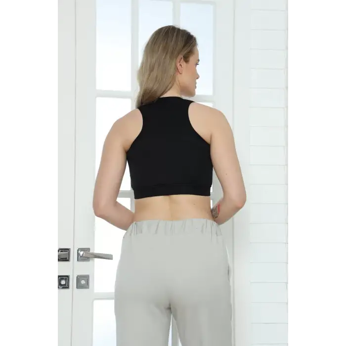 Fermuarlı Scuba Sporcu Sütyen