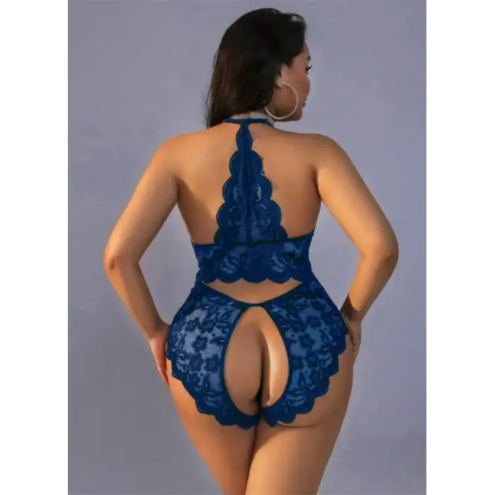 ÖZEL BÖLGESİ AÇIK FANTEZİ DANTEL BODY