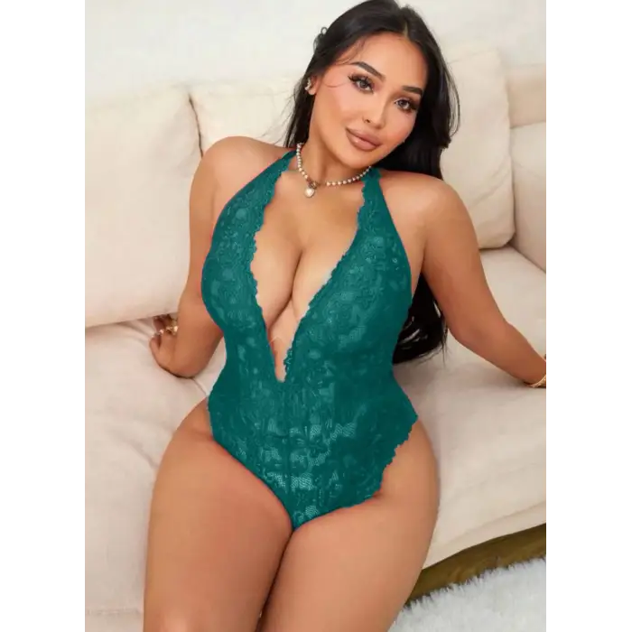 ÖZEL BÖLGESİ AÇIK FANTEZİ DANTEL BODY