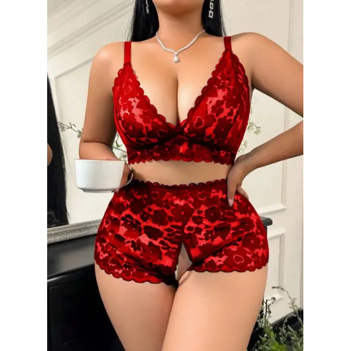 ÖZEL BÖLGESİ AÇIK FANTEZİ DANTEL TAKIM